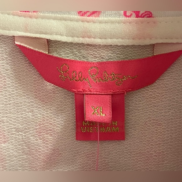 NWT | Lilly Pulitzer | Ronan Popover | UPF 50+ | Pink Topaz Fineapple | XL - Picture 4 of 8